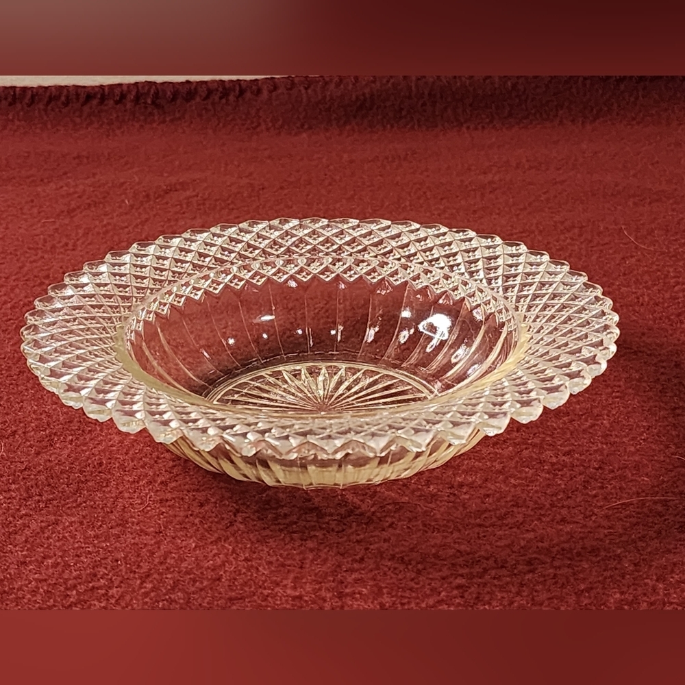 Vintage Anchor Hocking Miss America Clear Cereal Bowl Depression Glass